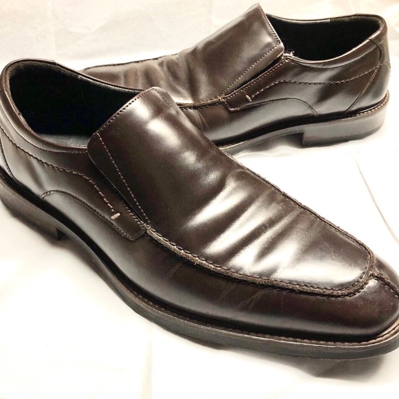 Vintage Johnston & Murphy Men\'s Dark Brown Leather Loafer Dress Shoes~9.5M main image 10